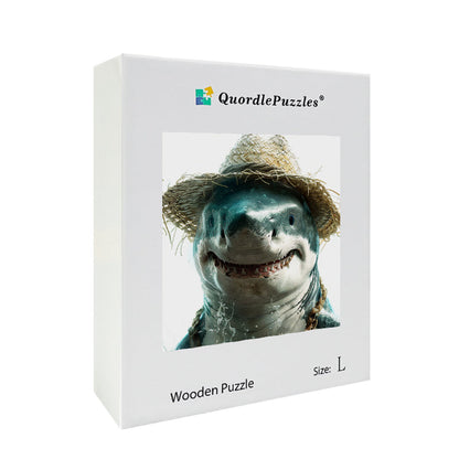 🔥LAST DAY 85% OFF-Shark wearing straw hat