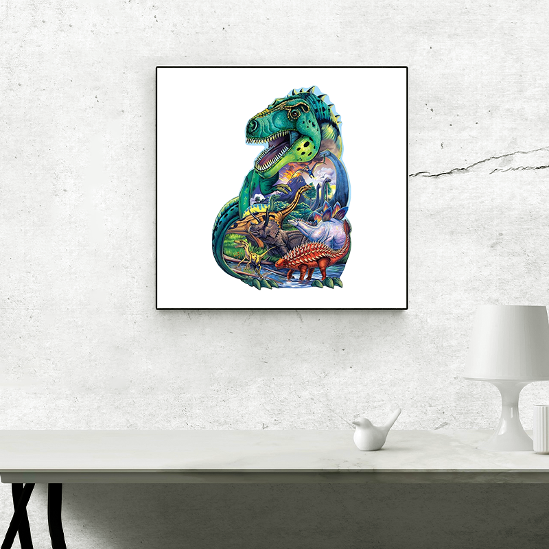Dinosaurs and Volcanoes puzzle