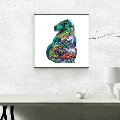 Dinosaurs and Volcanoes puzzle