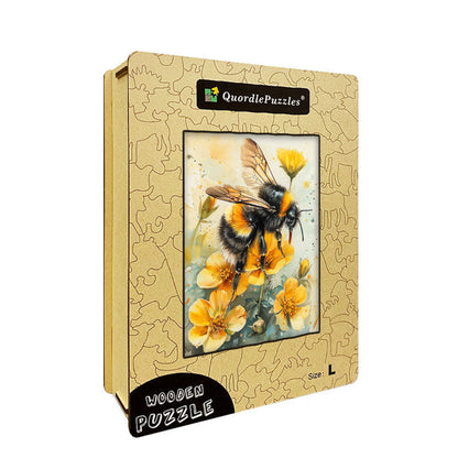 Bee & Blossom Wooden Jigsaw Puzzle