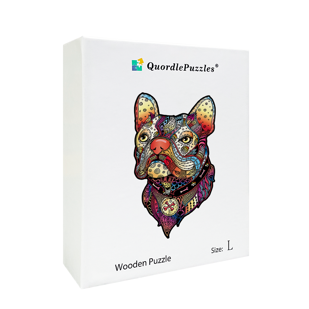 Colorful French Bulldog Puzzle