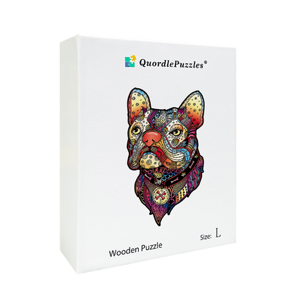 Colorful French Bulldog Puzzle
