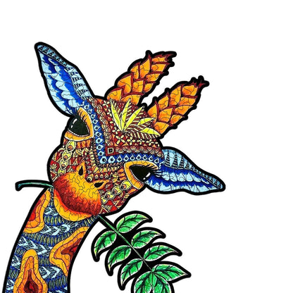 Curious Giraffe Jigsaw Puzzle