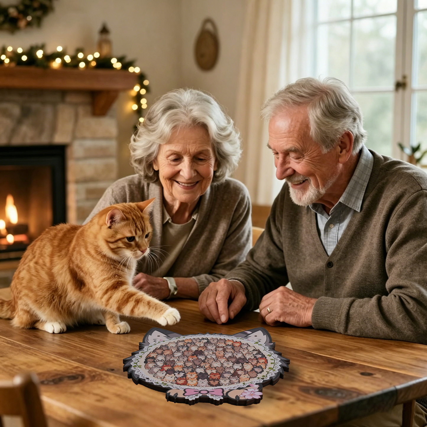 Wolf Pack Gathering Display Puzzle