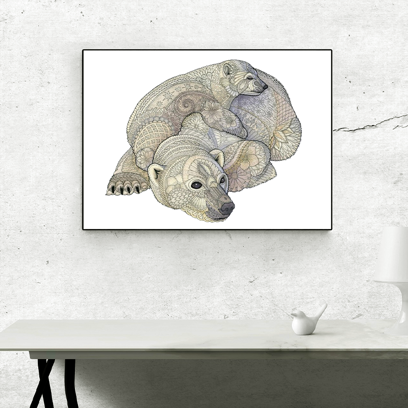 White Polar Bear Jigsaw Puzzle