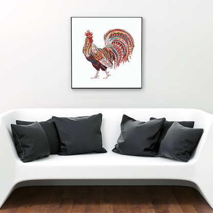 Red Rooster Jigsaw Puzzle