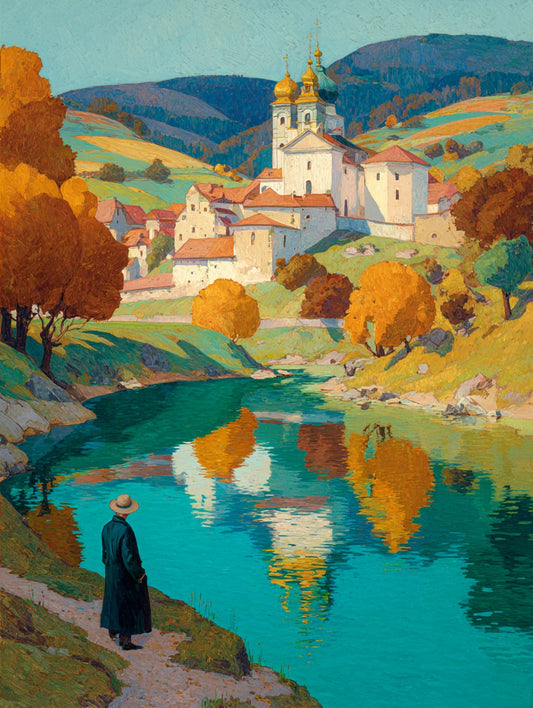 River Reflections Wooden Jigsaw Puzzle
