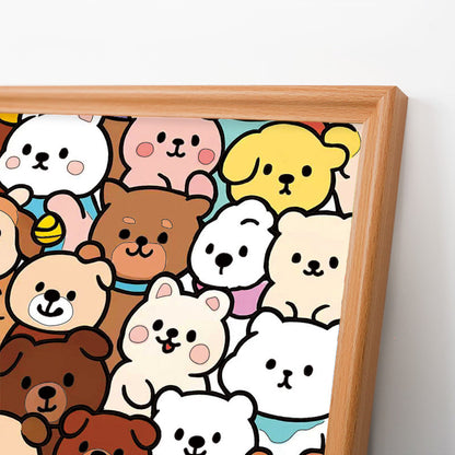 Bear Buddies - Wooden Coloring Puzzle