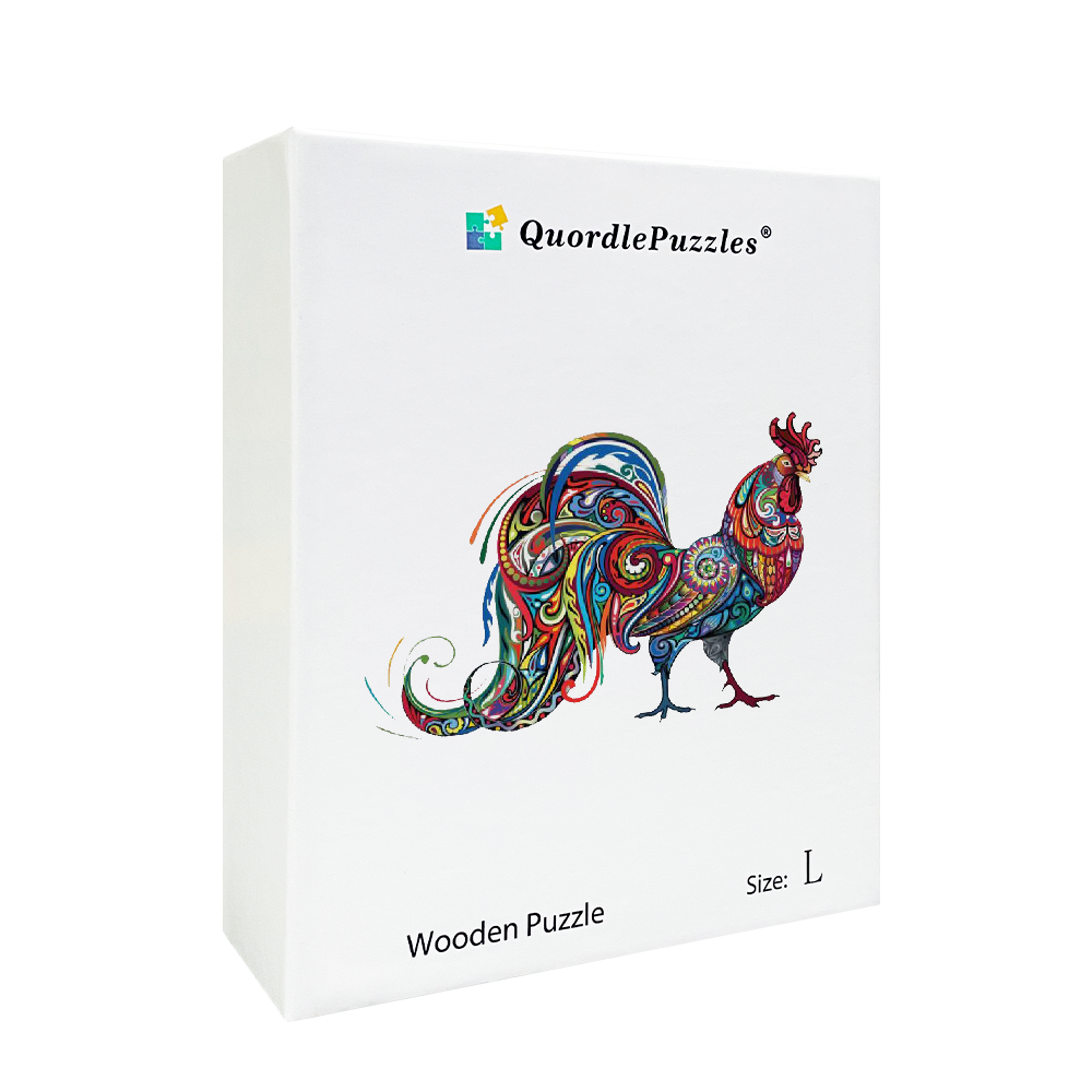 Colorful Rooster Jigsaw Puzzle