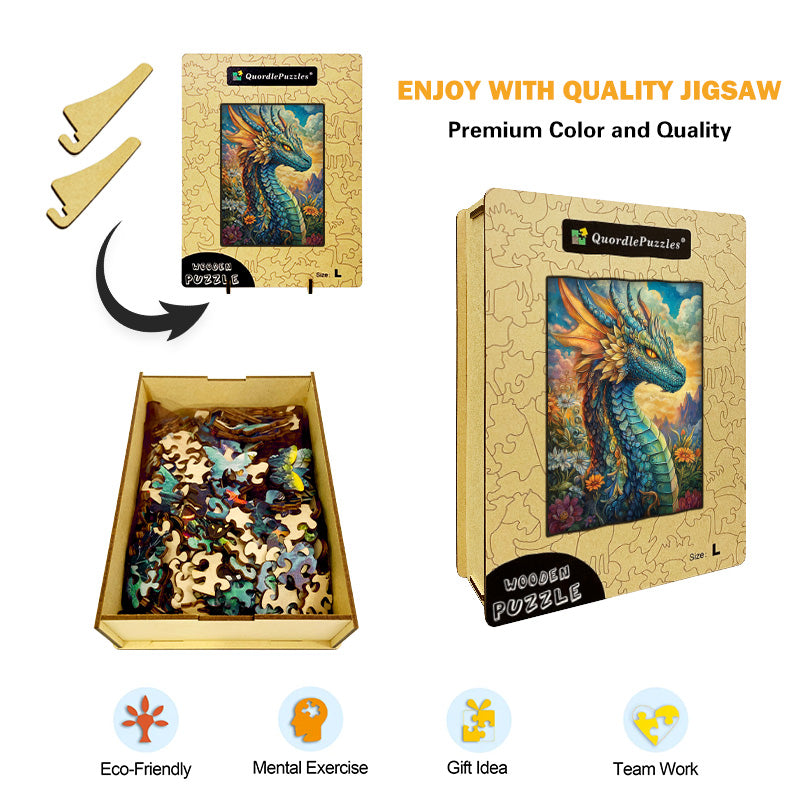 Dragon Fantasy Wooden Jigsaw Puzzle