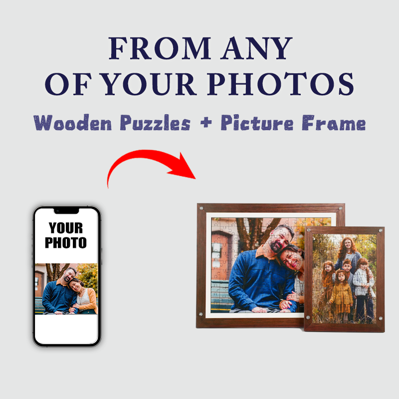 Custom Photo Puzzles+Picture Frame