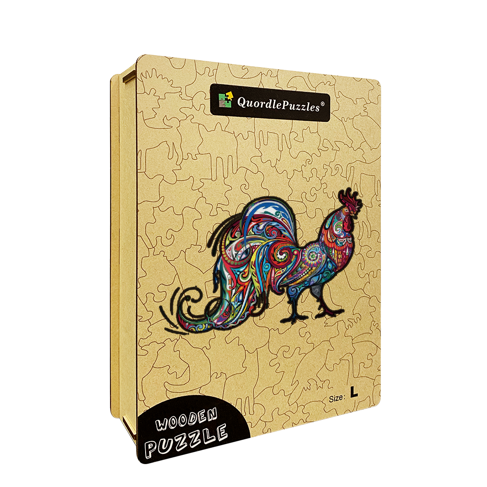 Colorful Rooster Jigsaw Puzzle
