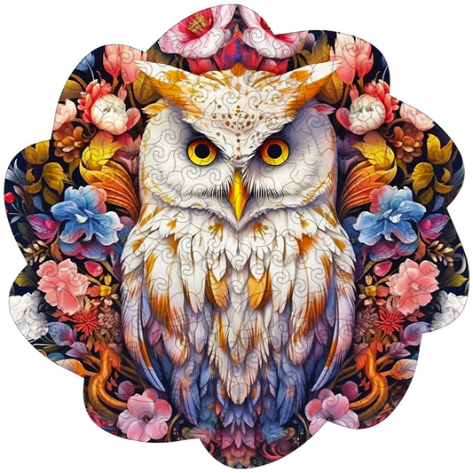 🔥LAST DAY 86% -Minimal Cute Baby Owl Wooden Jigsaw Puzzle