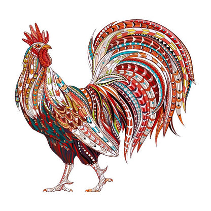 Red Rooster Jigsaw Puzzle