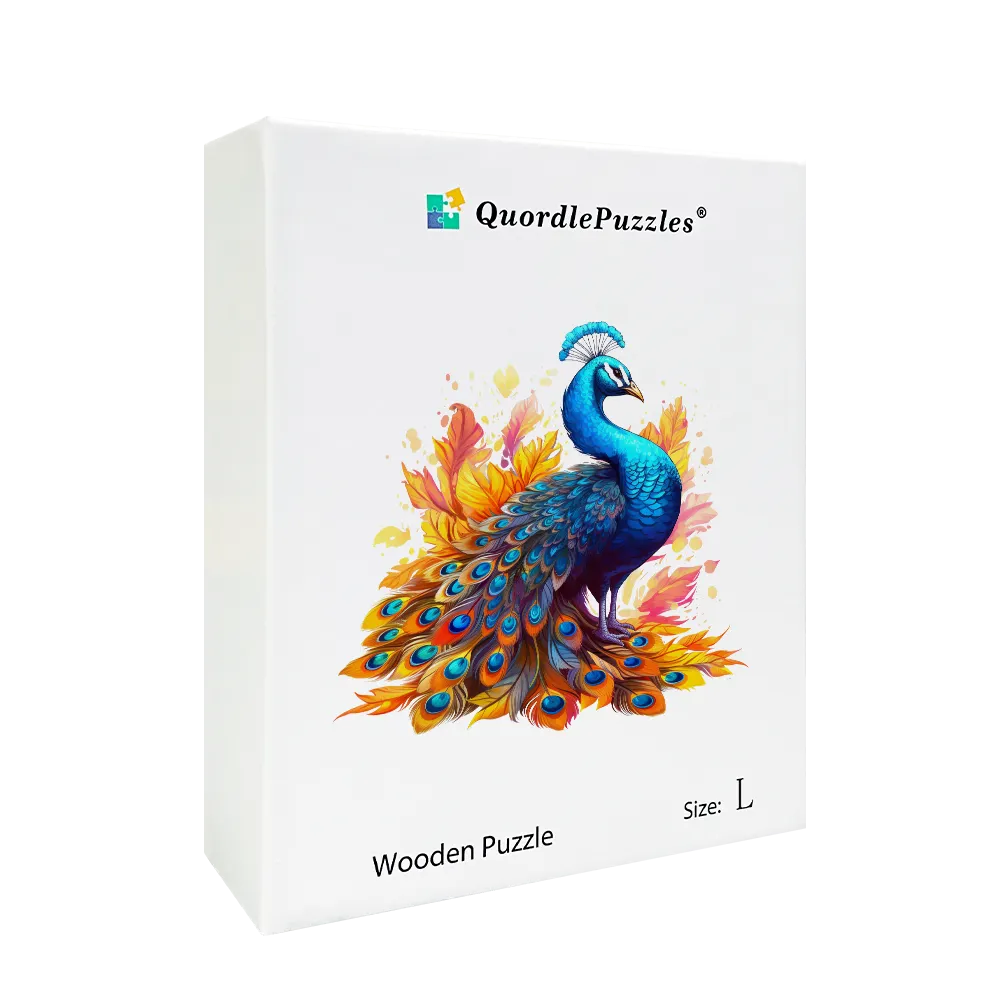 🔥Last Day 92% OFF-Striking peacock Wooden Jigsaw Puzzle