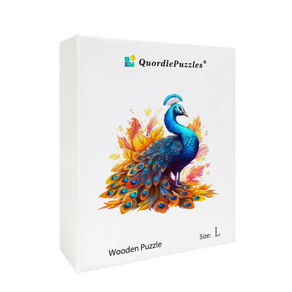 🔥Last Day 92% OFF-Striking peacock Wooden Jigsaw Puzzle