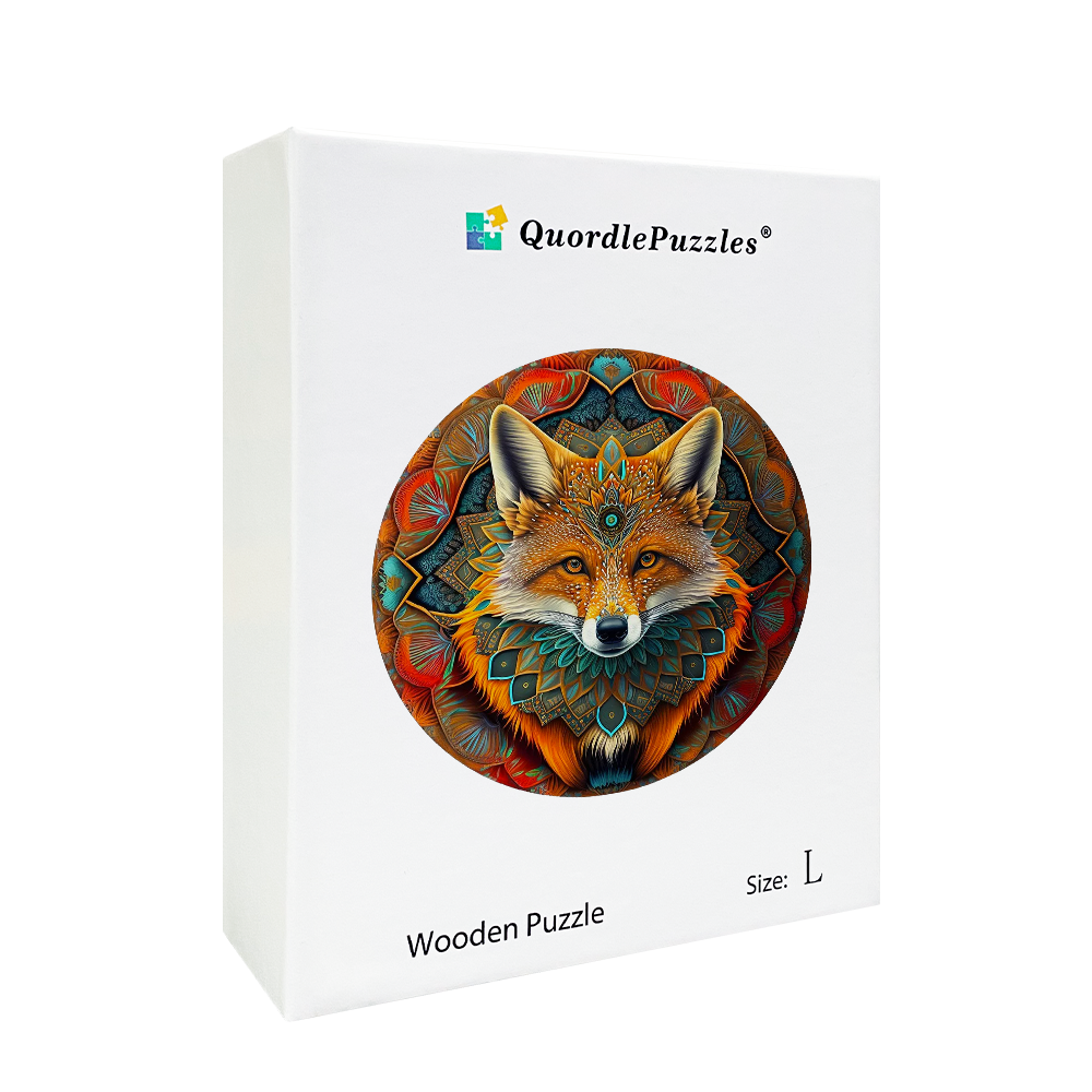 Fox Ethnic Wooden Jigsaw Puzzle