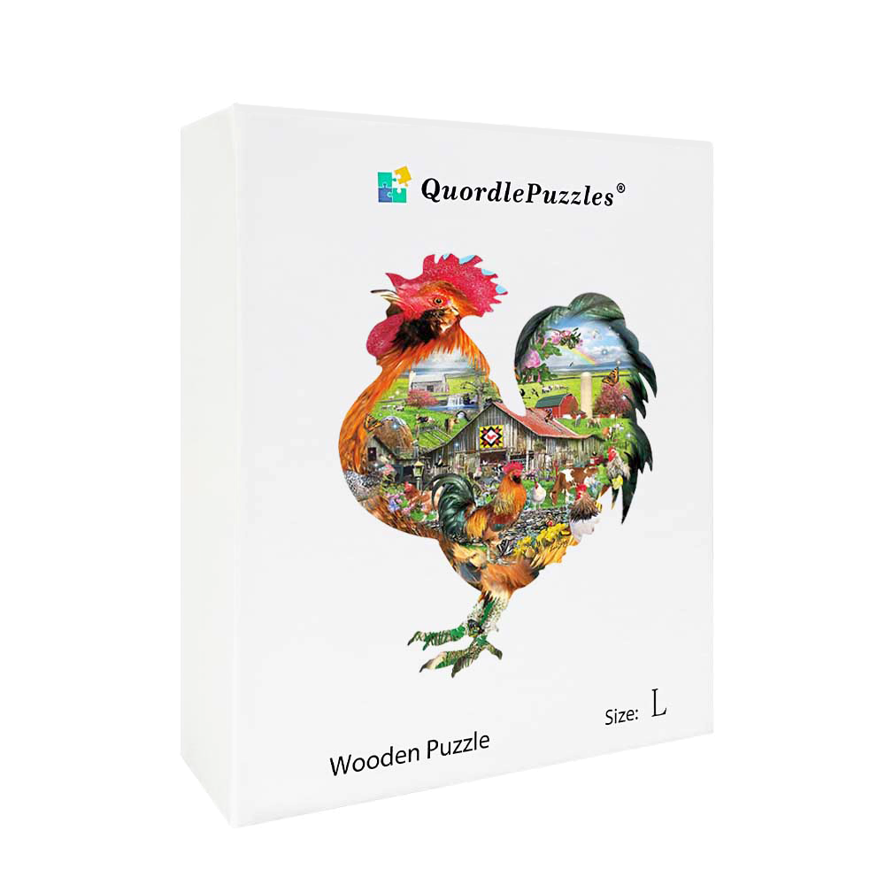 🔥LAST DAY 91% -Rule the roost Wooden Jigsaw Puzzle