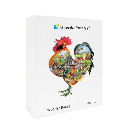 🔥LAST DAY 91% -Rule the roost Wooden Jigsaw Puzzle