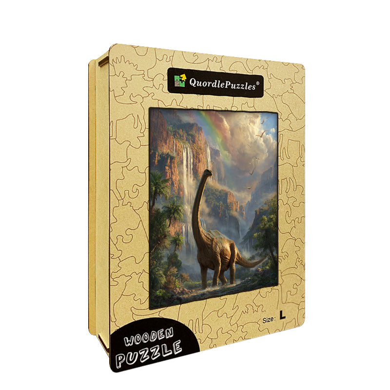 Rainbow Valley Dinosaur Wooden Jigsaw Puzzle