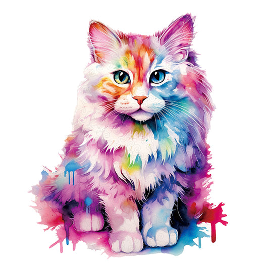 🔥LAST DAY 92% -Delicate cat watercolor