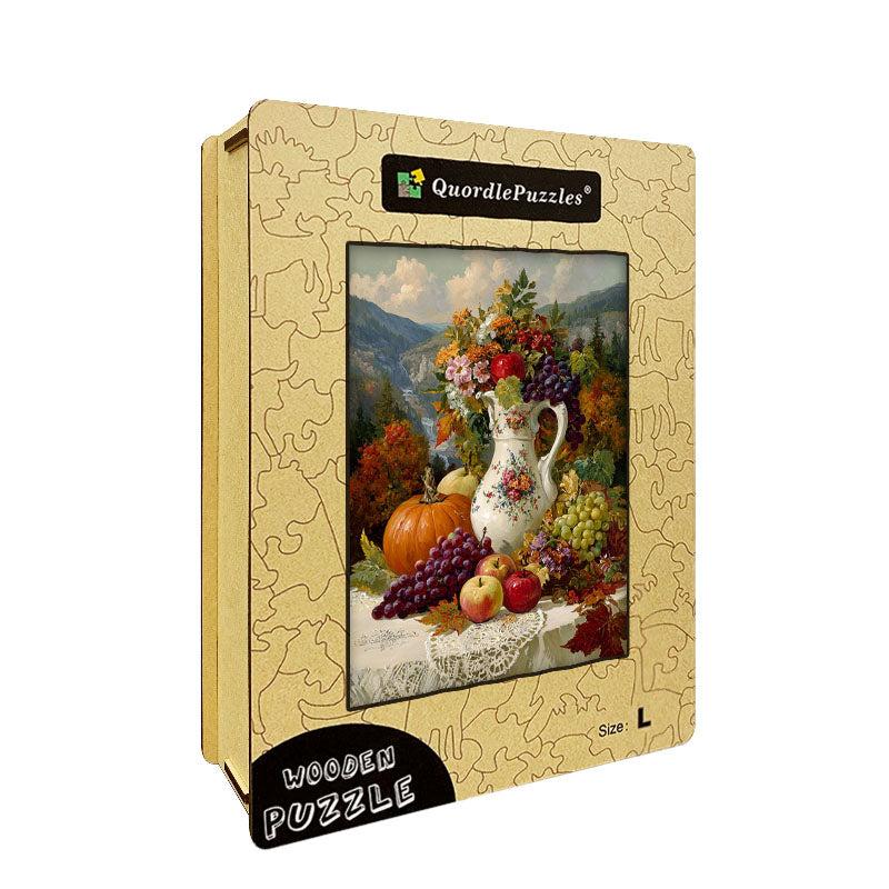 Mountain Harvest Wooden Jigsaw Puzzle