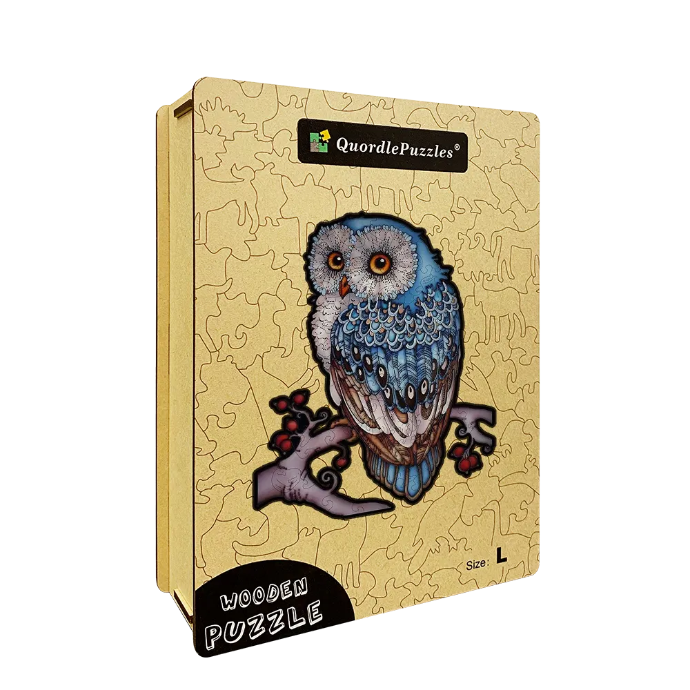 Blue Tailed Owl Jigsaw Puzzle