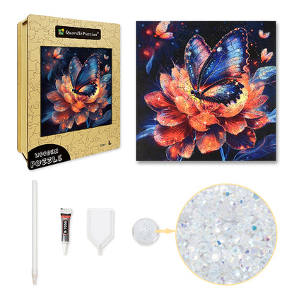 Radiant Butterfly Blossom – Crystal Edition