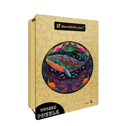 Whale That's Nice Wooden Jigsaw Puzzle