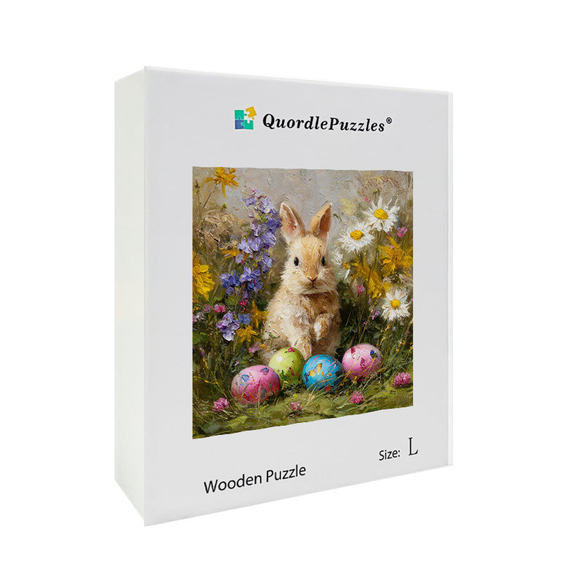 Easter Bunny Wooden Jigsaw Puzzle