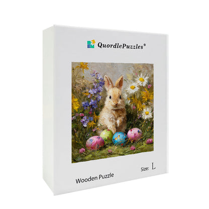 Easter Bunny Wooden Jigsaw Puzzle