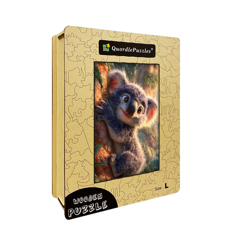 Cute Koala Wooden Jigsaw Puzzle