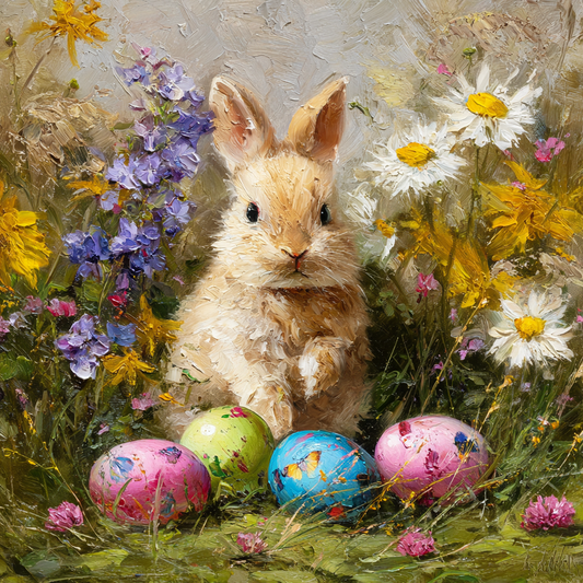 Easter Bunny Wooden Jigsaw Puzzle