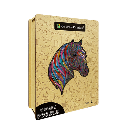 Colorful Horse Head Jigsaw Puzzle