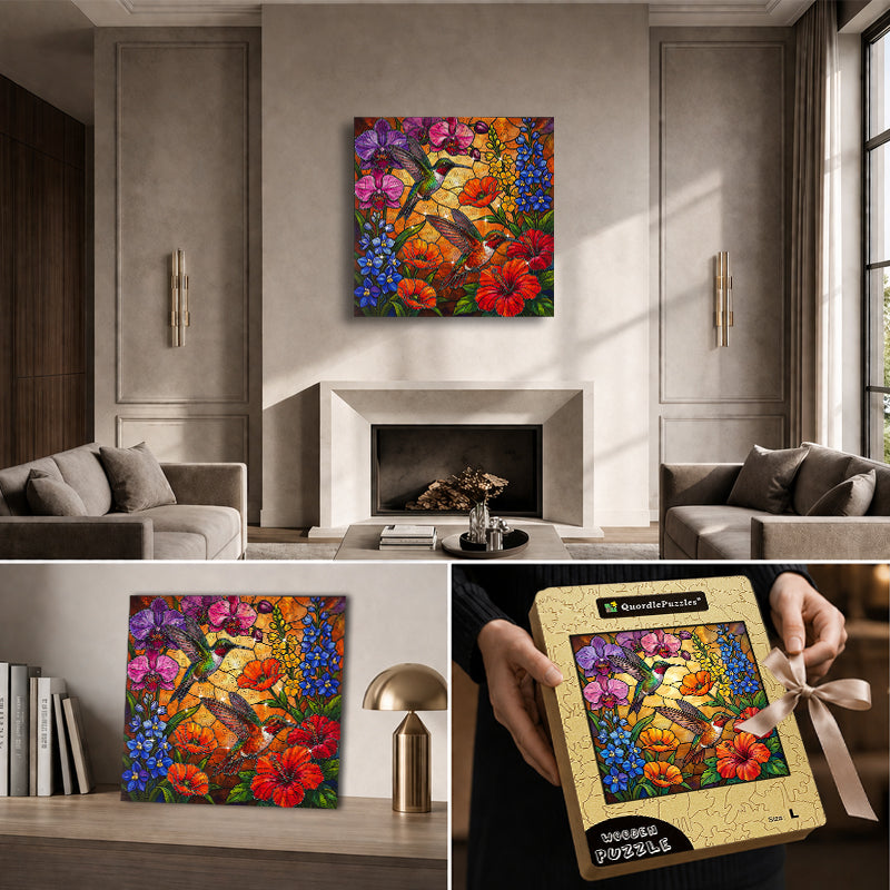 Hummingbird Paradise Bloom – Crystal Edition