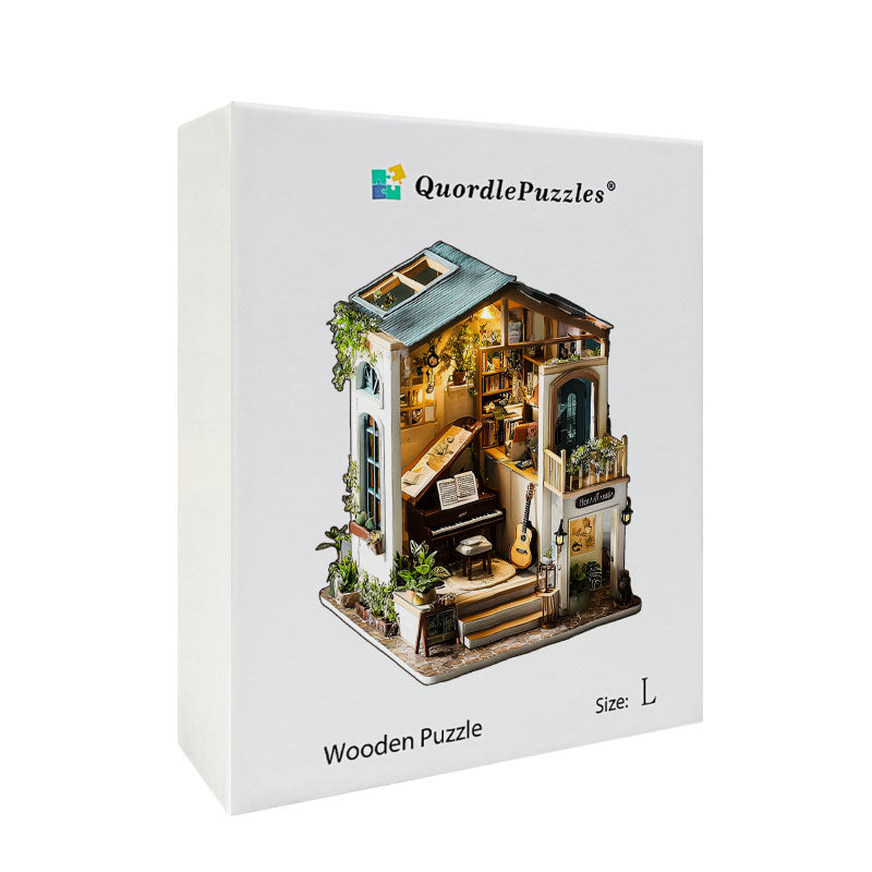 Music Studio Wooden Jigsaw Puzzle