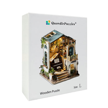 Music Studio Wooden Jigsaw Puzzle