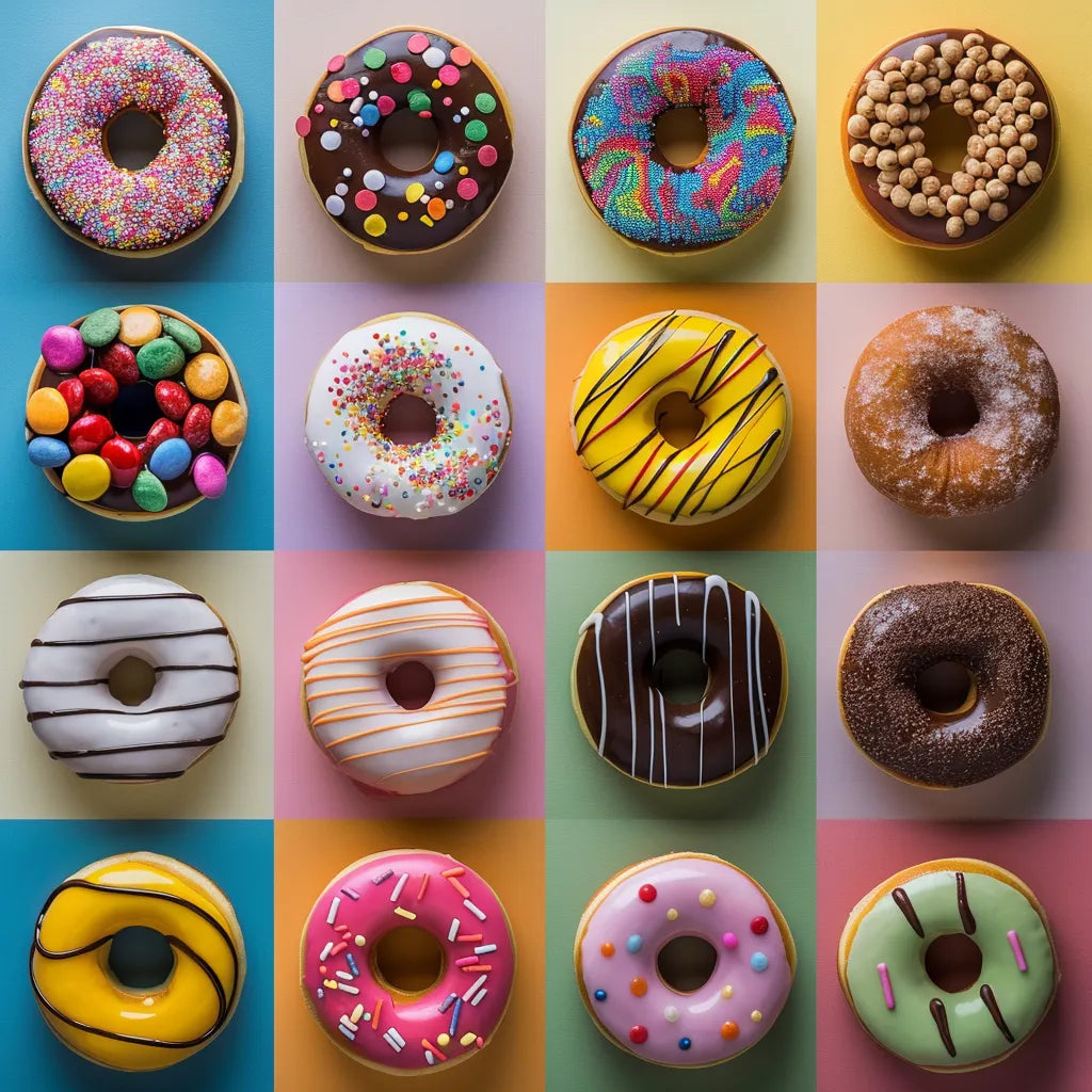 Donut Palette Wooden Jigsaw Puzzle