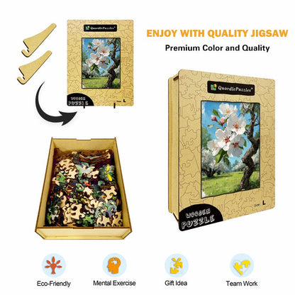 Spring Orchard Wooden Jigsaw Puzzle