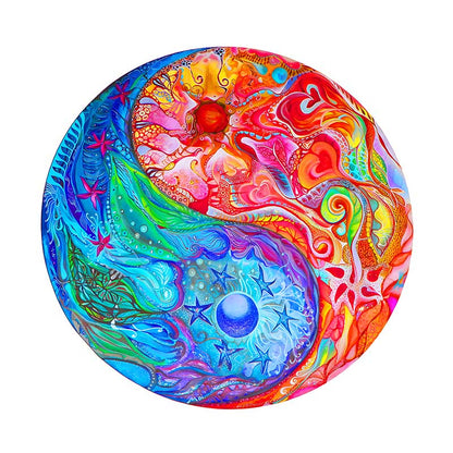 Fire and Water Mandala Puzzle