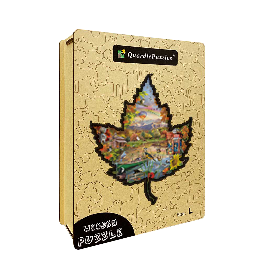 Autumn Shoreline Wooden Jigsaw Puzzle