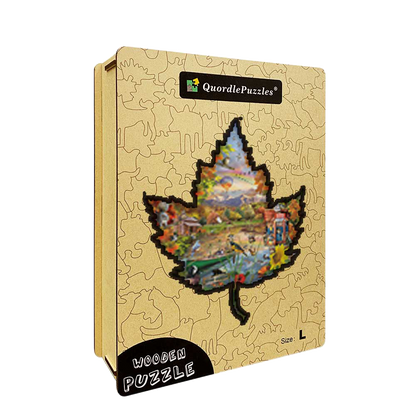 Autumn Shoreline Wooden Jigsaw Puzzle
