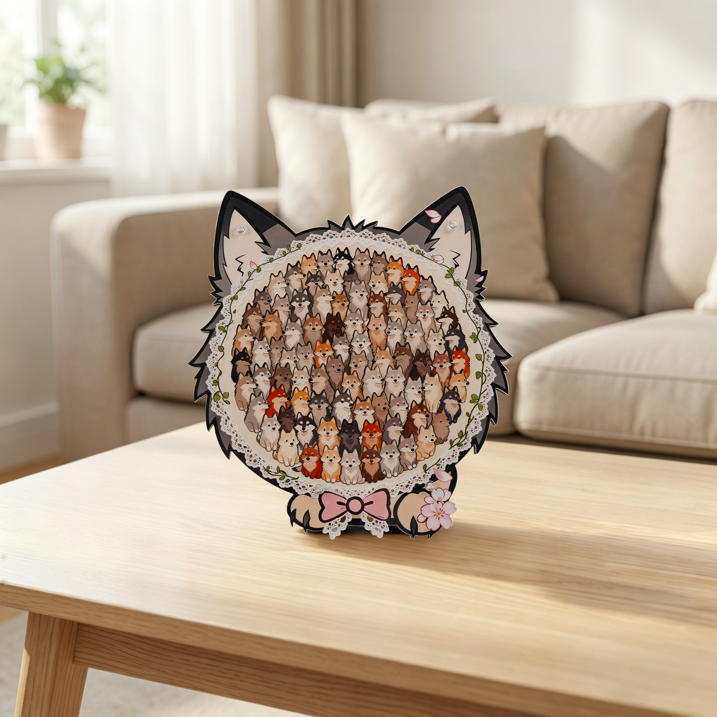 Wolf Pack Gathering Display Puzzle