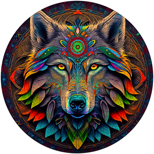 🔥Last Day 86% OFF-Mandala Volk Wooden Jigsaw Puzzle