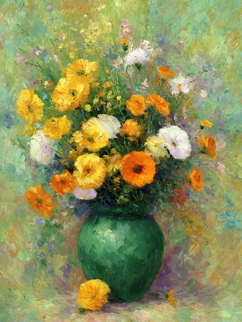 Sunlit Bouquet Wooden Jigsaw Puzzle