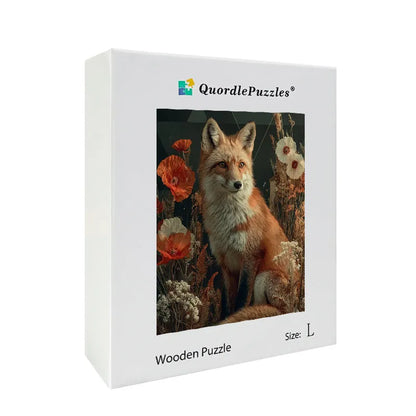 Mystical Fox Wooden Jigsaw Puzzle
