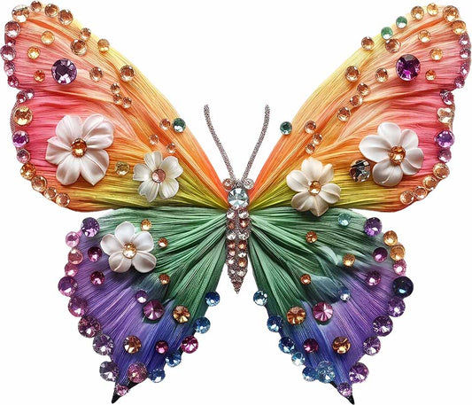 Crystal Butterfly Art Butterfly Wooden Jigsaw Puzzle