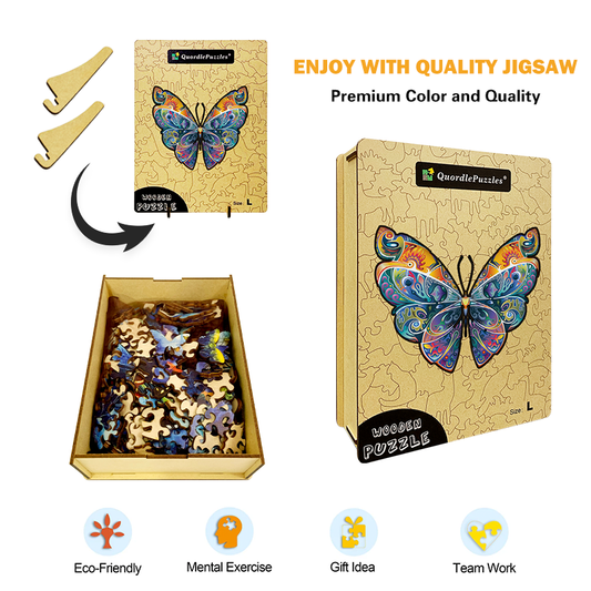 Bright Butterfly Puzzle