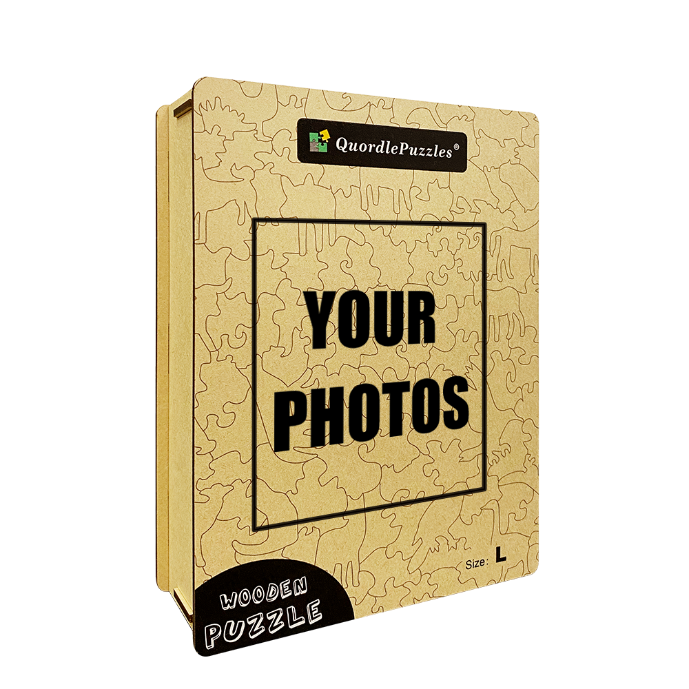 Upload photo custom wooden jigsaw puzzle