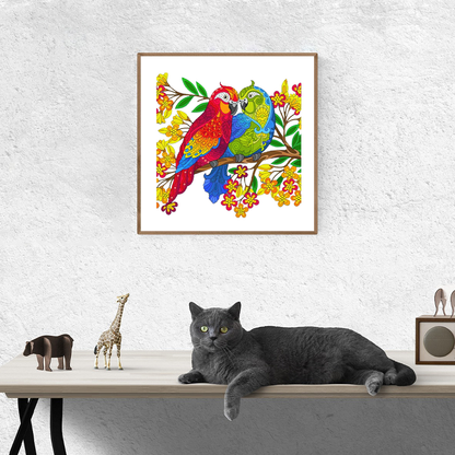 Colorful Parrot Jigsaw Puzzle